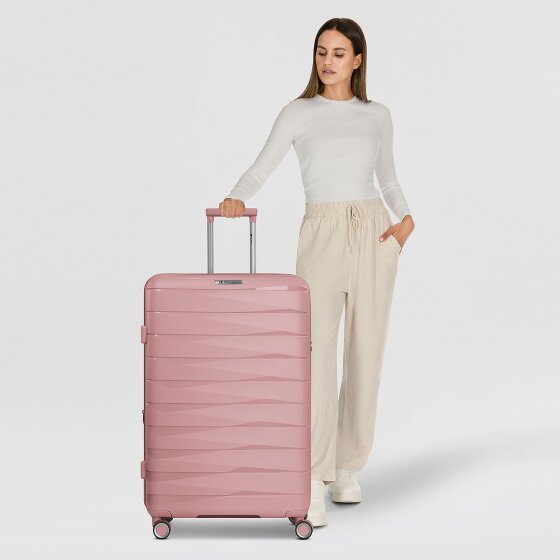 Franky London 4 wheels Trolley L 74 cm with expansion pleat