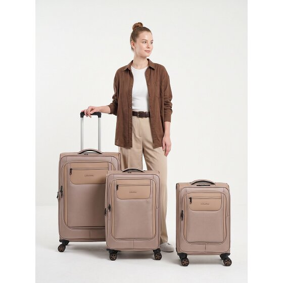 Worldpack Oxford 4 wheels Suitcase set 3-piece Expandable