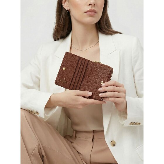 Lazarotti Bologna Leather Medium Zip-Around Wallet, Leather, 10 cm