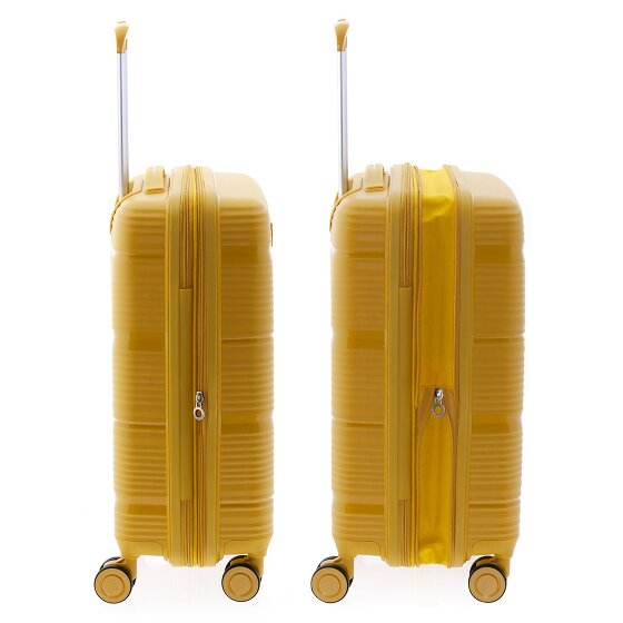 Gladiator 0800 4 wheels Cabin trolley 55 cm with expansion pleat