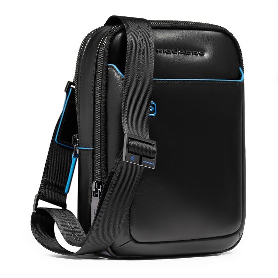 Piquadro Blue Square Mini Bag Shoulder Bag Leather 17 cm