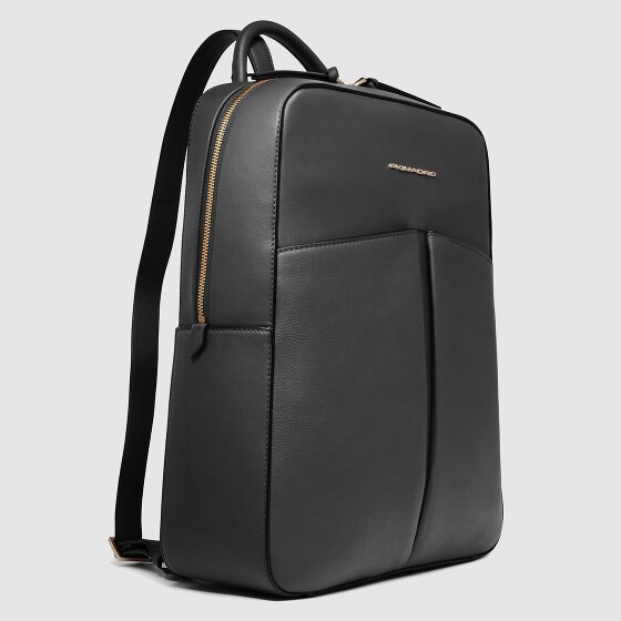 Piquadro Ashley Daypack RFID protection Leather 38 cm Laptop compartment