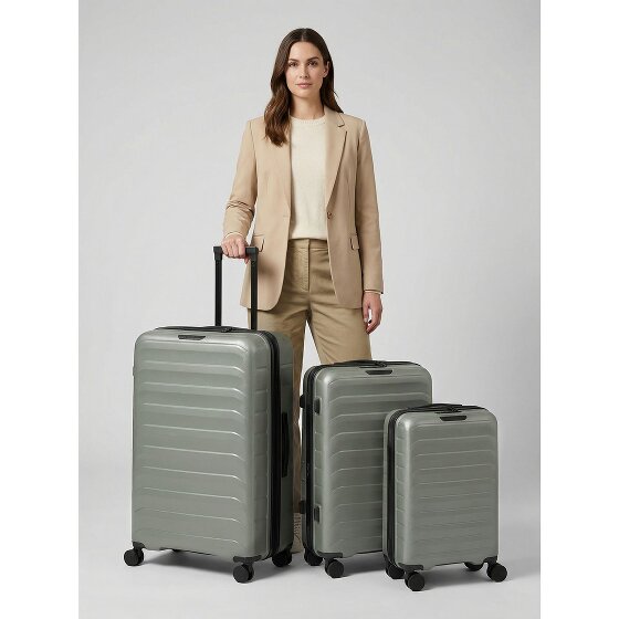 d&n Toronto 4 wheels Suitcase set 3-piece with expansion pleat