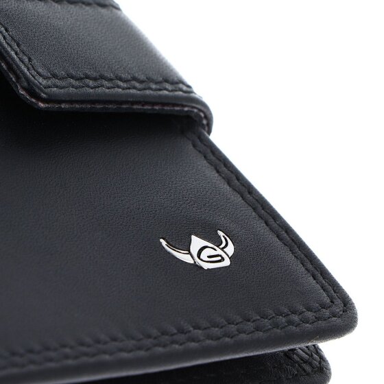 Golden Head Polo Wallet RFID protection Genuine Leather 10 cm