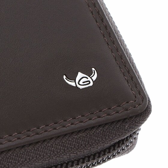 Golden Head Polo Wallet RFID protection Genuine Leather 12.5 cm