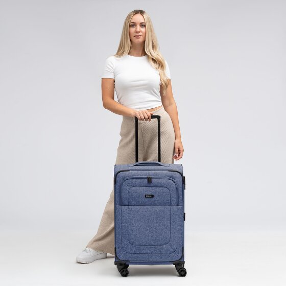 Redolz Essentials 12 MEDIUM 4-wheeled trolley 67 cm with expansion fold