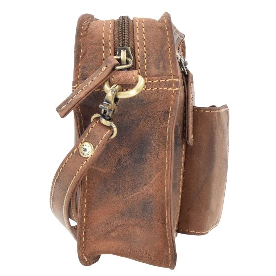 Greenburry Vintage men bag leather 22 cm
