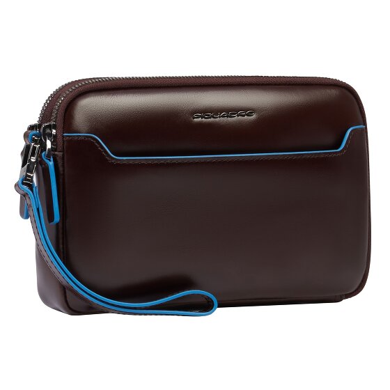Piquadro Blue Square Clutch purse Leather 21 cm