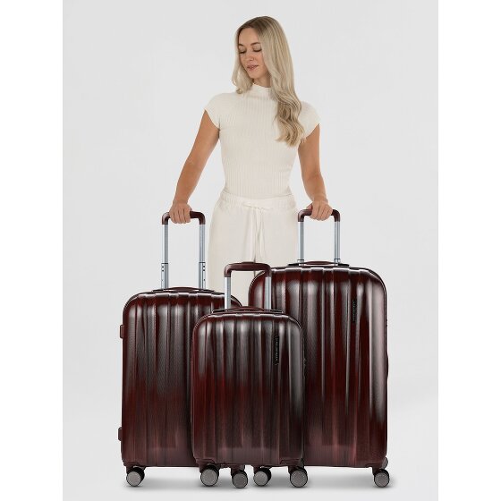 Polestream Moonrock 4 wheels Suitcase set 3-piece with expansion pleat
