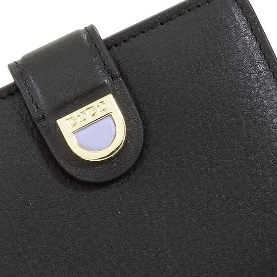 DuDu Skyline Wallet RFID protection Genuine Leather 11 cm