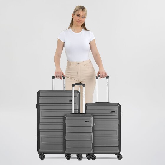 Worldpack New York 2.0 4 wheels Suitcase set 3-piece