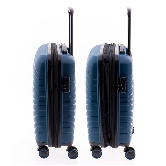 Gladiator 3400 4 wheels Cabin trolley 55 cm with expansion pleat