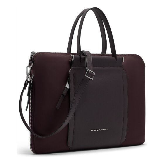 Piquadro Lyra Briefcase Genuine Leather 42 cm Laptop compartment Expandable