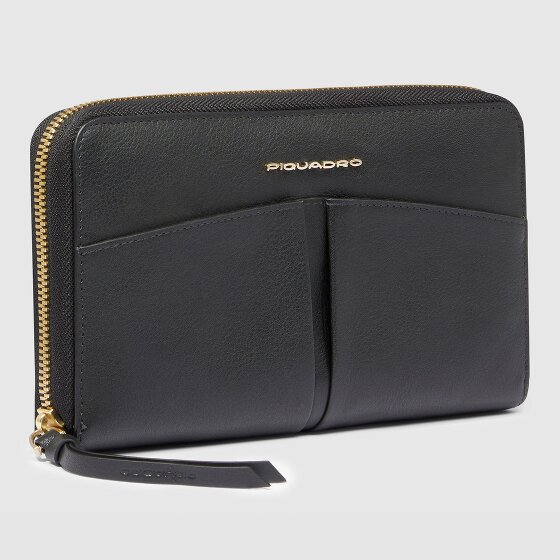 Piquadro Ashley Wallet RFID protection Leather 19 cm