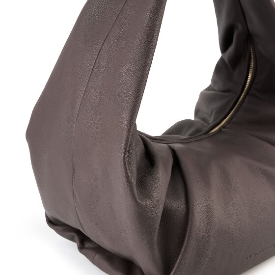 LES VISIONNAIRES Greta Shoulder Bag Genuine Leather 37 cm