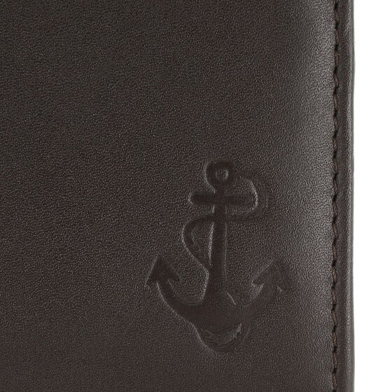 oxmox Leather Wallet RFID protection Genuine Leather 10 cm