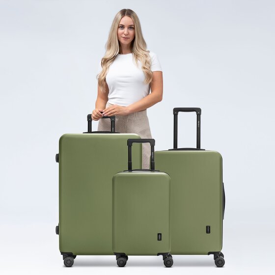 Redolz Essentials 09 3-SET 4 wheels Suitcase set 3-piece