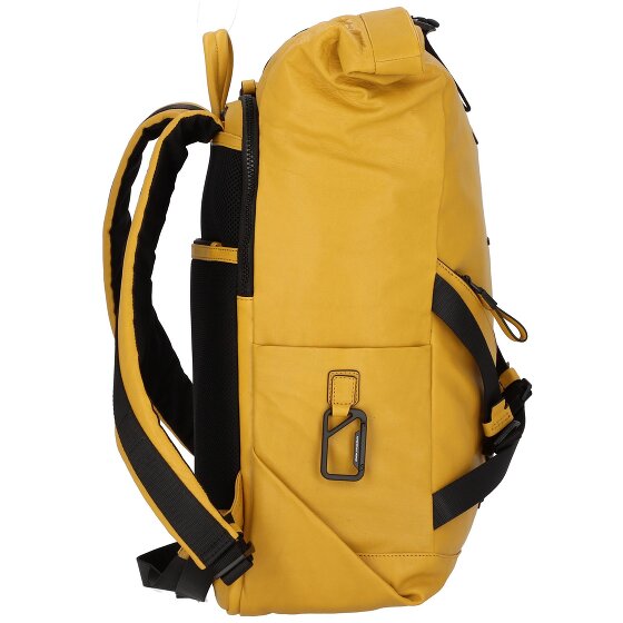 Piquadro Harper backpack leather 48 cm laptop compartment