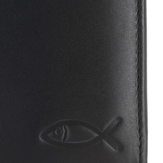 oxmox Leather Wallet RFID protection Genuine Leather 13 cm