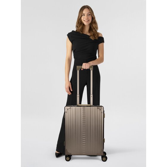 Aleon Traveler International 4-wheel Aluminum Cabin suitcase, 55 cm