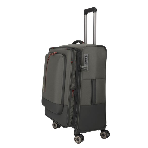 Travelite Crosslite 5.0 4 wheels Trolley M 66 cm with expansion pleat