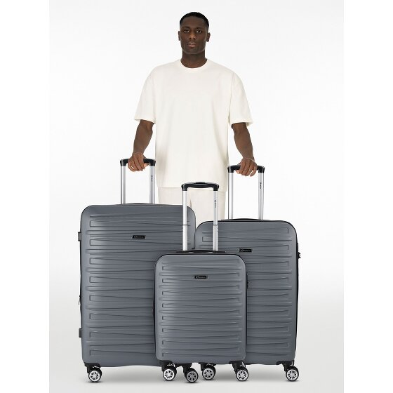 Benzi 5493 4 wheels Suitcase set 3-piece with expansion pleat