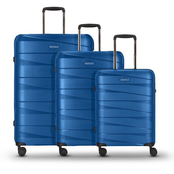 Redolz Essentials 10 3-SET 4 wheels Suitcase set 3-piece