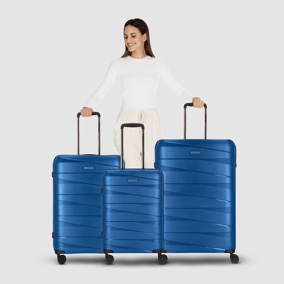 Redolz Essentials 10 3-SET 4 wheels Suitcase set 3-piece