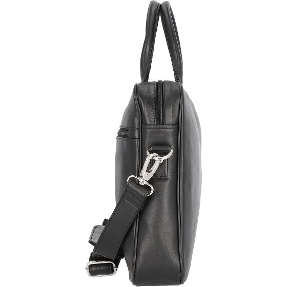 Dermata Briefcase leather 39 cm laptop compartment