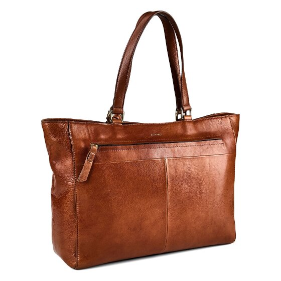 Burkely Fine Florence Shopper Bag Leather 36 cm Laptop compartment