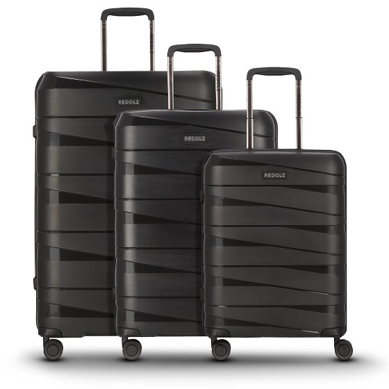 Redolz Essentials 10 3-SET 4 wheels Suitcase set 3-piece