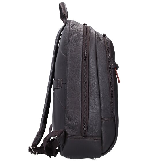 Jump Uppsala backpack leather 42 cm laptop compartment
