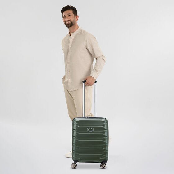 Delsey Paris Meteor 4 wheels Cabin trolley 55 cm with expansion pleat