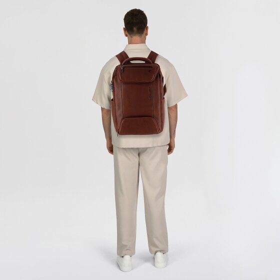 Piquadro Cronus Business backpack RFID protection Genuine Leather 41 cm Laptop compartment