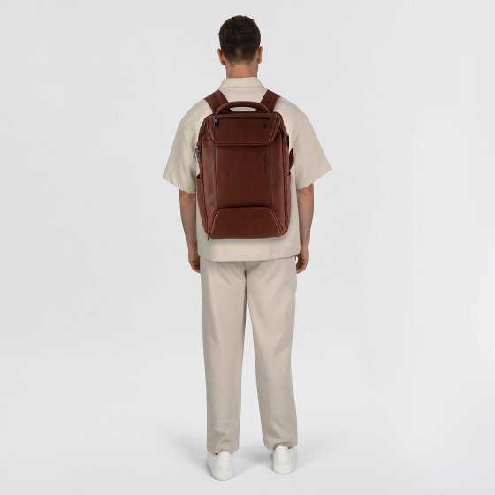Piquadro Cronus Business backpack RFID protection Leather 41 cm Laptop compartment