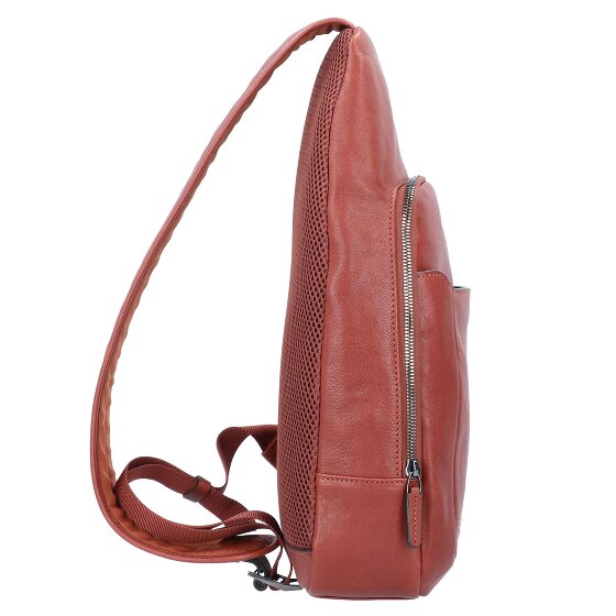 Piquadro Black Square shoulder bag leather 20 cm