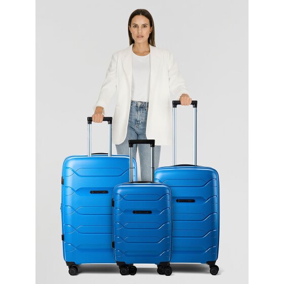 Polestream Strz by Asteroid 4 wheels Suitcase set 3-piece with expansion pleat