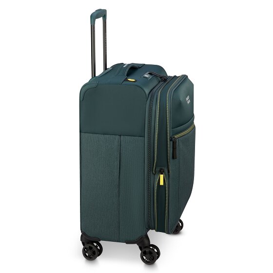 Delsey Paris Brochant 3 4 wheels Cabin trolley 55 cm with expansion pleat