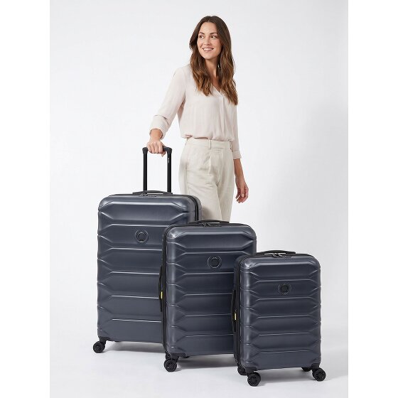 Delsey Paris Meteor 4 wheels Suitcase set 3-piece Expandable