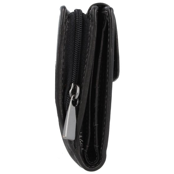 Greenland Nature Black Nappa wallet RFID leather 19 cm Greenland Nature Black Nappa wallet RFID leather 19 cm