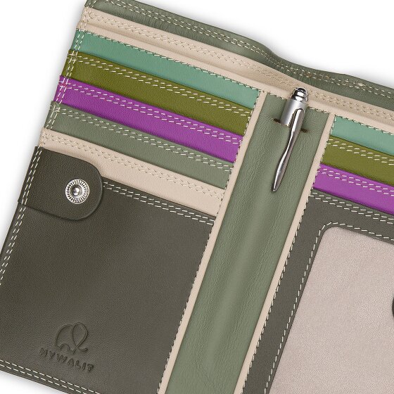 Mywalit Wallet RFID protection Genuine Leather 8 cm