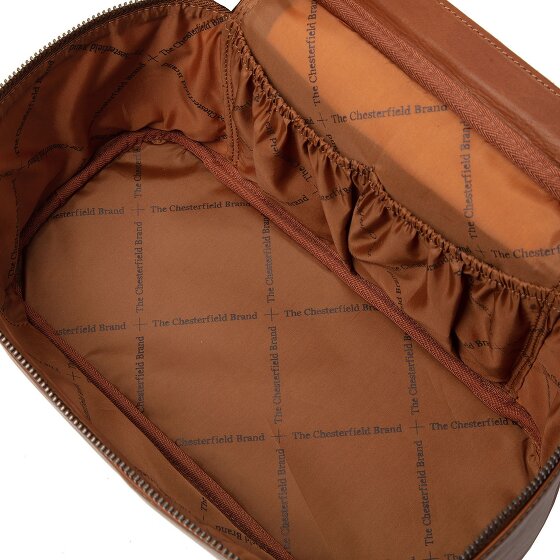 The Chesterfield Brand Wax Pull Up Toilet bag Leather 29 cm