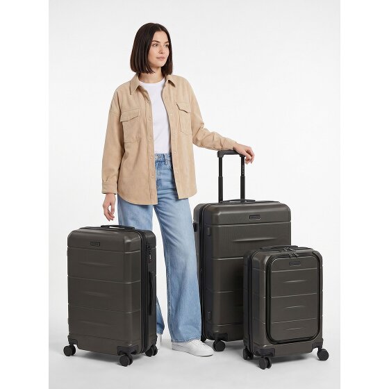 Police London 4 wheels Suitcase set 3-piece Expandable