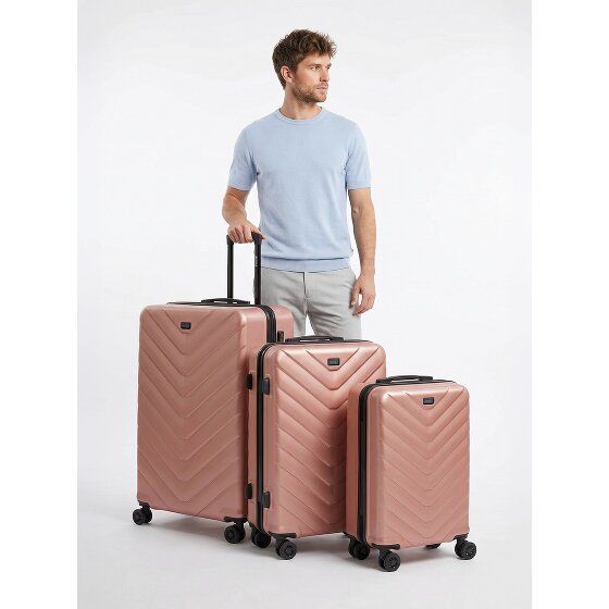 Redolz Essentials 07 3-SET 4 wheels Suitcase set 3-piece
