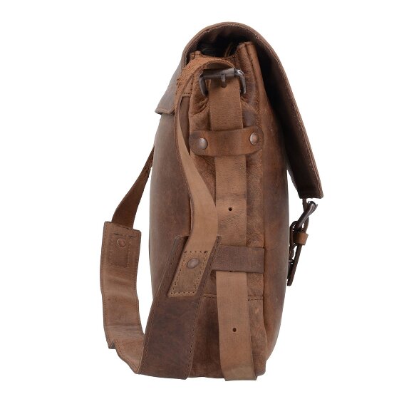Harold's Antique messenger leather 35 cm