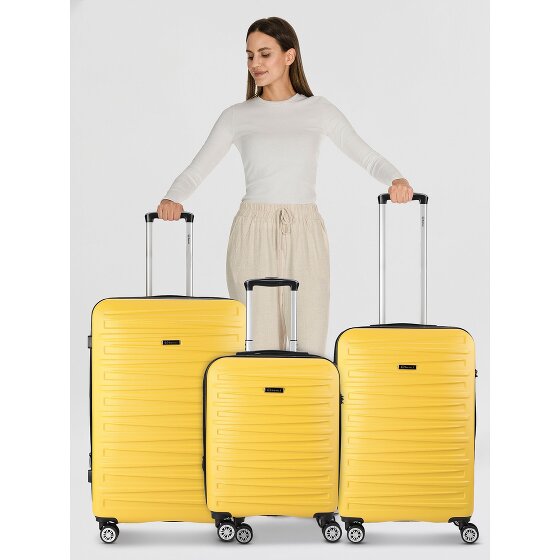 Benzi 5493 4 wheels Suitcase set 3-piece with expansion pleat