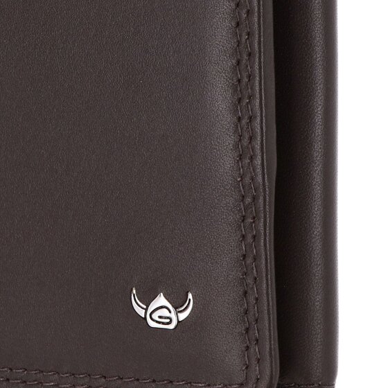 Golden Head Polo Wallet RFID protection Genuine Leather 10 cm
