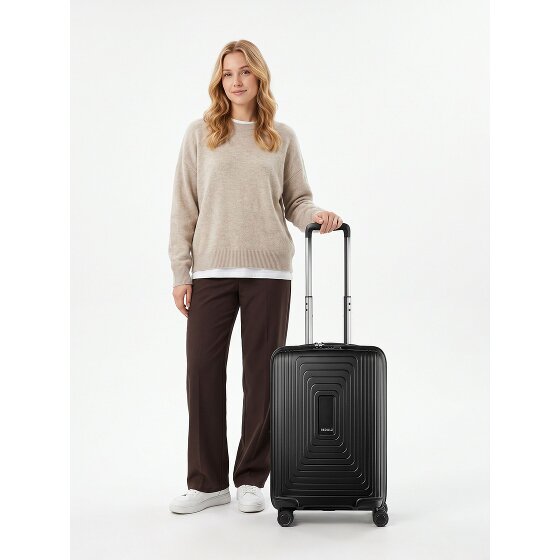 Redolz Essentials 14 4-wheel Cabin suitcase, 55 cm, Slim