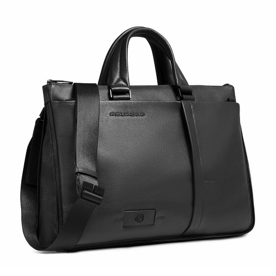 Piquadro Russel Briefcase RFID protection Genuine Leather 42 cm Laptop compartment