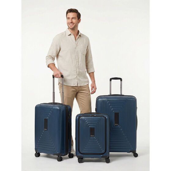Redolz Essentials 14 4 wheels Suitcase set 3-piece Expandable